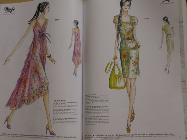 Marfy 3107 and 3108 free patterns in the 2013/14 catalogue.